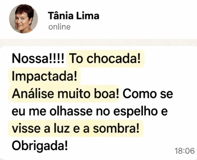 Depoimento de Tânia Lima sobre a análise da sua obra
